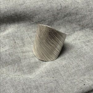 Textured Silver Ring